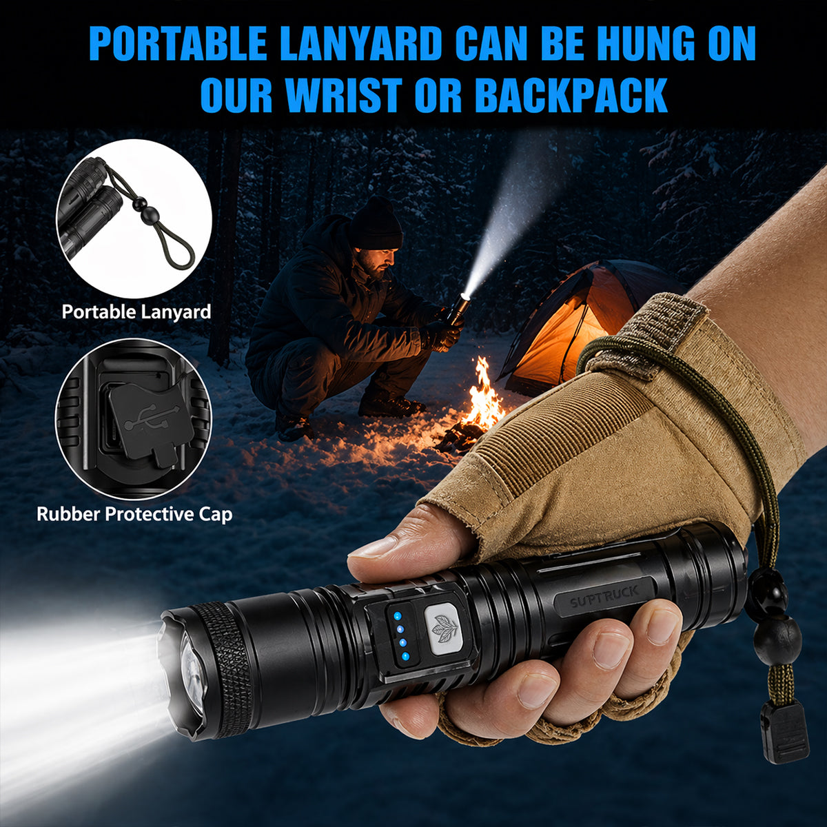 EXCLUSIVE SALE 70% OFF 🔥Ver 2026 Super Bright Ultimate Survival Flashlight|2M+ Sold Worldwide ️🏆80X Brighter Beam|120-Hour Battery |Advanced COB LEDs