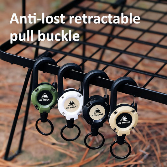 Retractable Carabiner Keychain