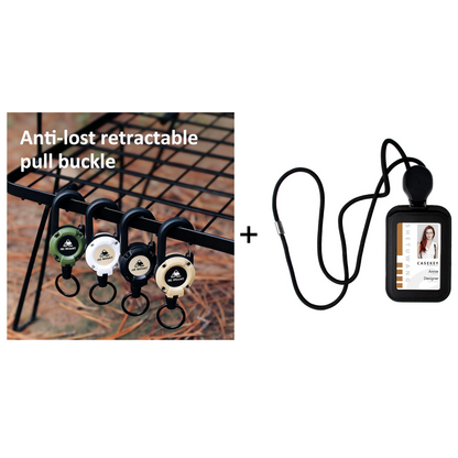 Retractable Carabiner Keychain
