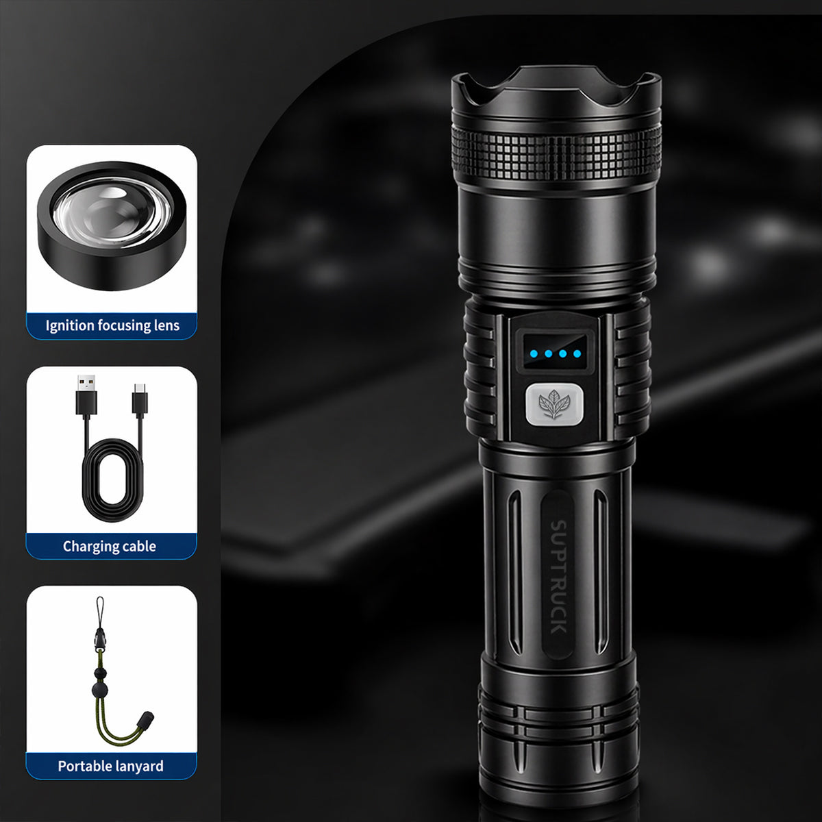 EXCLUSIVE SALE 70% OFF 🔥Ver 2026 Super Bright Ultimate Survival Flashlight|2M+ Sold Worldwide ️🏆80X Brighter Beam|120-Hour Battery |Advanced COB LEDs