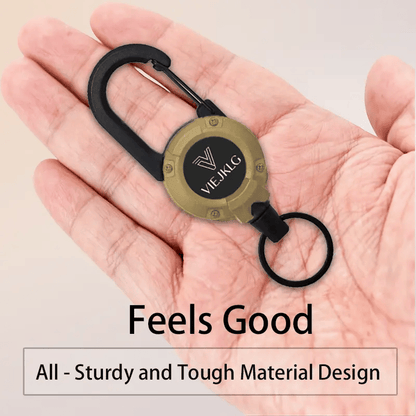 Retractable Carabiner Keychain