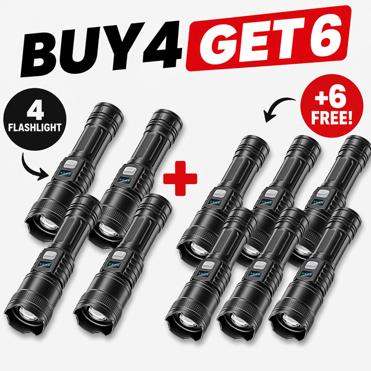 Super Bright Survival Flashlight